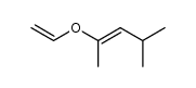 (E)-4-methyl-2-vinyloxy-pent-2-ene结构式