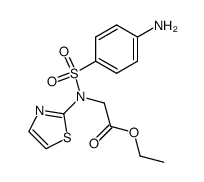 [(4-Amino-benzenesulfonyl)-thiazol-2-yl-amino]-acetic acid ethyl ester Structure