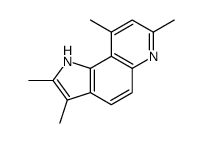 2,3,7,9-tetramethyl-1H-pyrrolo[2,3-f]quinoline结构式