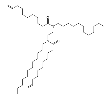 N-dodecyl-N-[2-[dodecyl(undec-10-enoyl)amino]ethyl]undec-10-enamide结构式