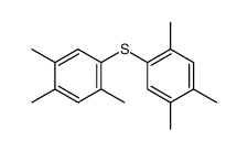 1,2,4-trimethyl-5-(2,4,5-trimethylphenyl)sulfanylbenzene Structure