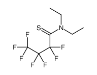 N,N-diethyl-2,2,3,3,4,4,4-heptafluorobutanethioamide结构式