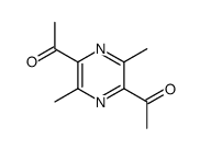 1-(5-acetyl-3,6-dimethylpyrazin-2-yl)ethanone Structure
