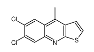 6,7-dichloro-4-methylthieno[2,3-b]quinoline结构式