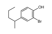 2-bromo-4-pentan-2-ylphenol Structure