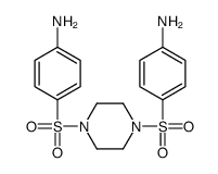 4-[4-(4-aminophenyl)sulfonylpiperazin-1-yl]sulfonylaniline结构式