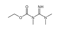 N-ethoxycarbonyl N,N′,N′-trimethyl guanidine结构式