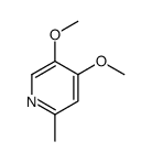 4,5-dimethoxy-2-methylpyridine结构式