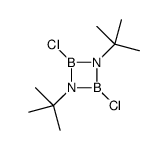 1,3-ditert-butyl-2,4-dichloro-1,3,2,4-diazadiboretidine结构式