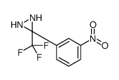 3-(3-nitrophenyl)-3-(trifluoromethyl)diaziridine Structure