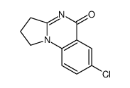 7-chloro-2,3-dihydro-1H-pyrrolo[1,2-a]quinazolin-5-one结构式