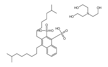 diisononylnaphthalenedisulphonic acid, compound with 2,2',2''-nitrilotriethanol (1:2) Structure