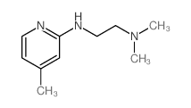 N,N-dimethyl-N-(4-methylpyridin-2-yl)ethane-1,2-diamine结构式