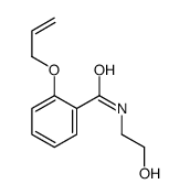 o-(Allyloxy)-N-(2-hydroxyethyl)benzamide structure