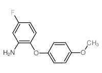 5-Fluoro-2-(4-methoxyphenoxy)phenylamine structure