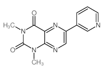 2,4(1H,3H)-Pteridinedione,1,3-dimethyl-6-(3-pyridinyl)- picture