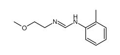 O-([N-(2-Methoxyethyl)formamidoyl]amino)toluol结构式