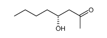 (4R)-4-hydroxy-2-octanone结构式