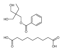 2,2-bis(hydroxymethyl)butyl benzoate,nonanedioic acid Structure