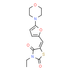 3-ethyl-5-[(5-morpholin-4-yl-2-furyl)methylene]-1,3-thiazolidine-2,4-dione picture