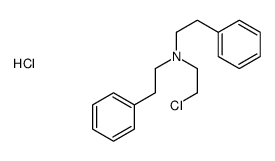 2-chloroethyl-bis(2-phenylethyl)azanium,chloride结构式