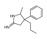 5-Methyl-4-phenyl-4-propyl-1-pyrrolin-2-amine结构式