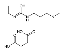 butanedioic acid,1-[3-(dimethylamino)propyl]-3-ethylurea结构式