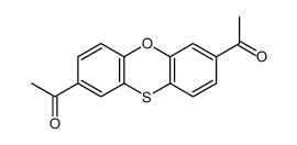1-(8-acetylphenoxathiin-3-yl)ethanone Structure