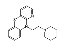 10-(2-Piperidinoethyl)-10H-pyrido[3,2-b][1,4]benzothiazine structure