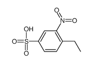 4-ethyl-3-nitrobenzenesulphonic acid Structure