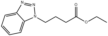 4-(1H-苯并[D][1,2,3]三唑-1-基)丁酸乙酯结构式