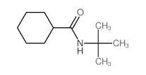 N-tert-butylcyclohexanecarboxamide structure
