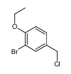 2-Bromo-4-(chloromethyl)-1-ethoxybenzene Structure