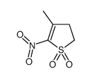 4-methyl-5-nitro-2,3-dihydrothiophene 1,1-dioxide Structure