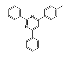 4-(4-methylphenyl)-2,6-diphenylpyrimidine Structure