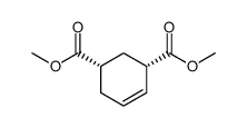 cis-dimethyl cyclohex-4-ene-1,3-dicarboxylate Structure