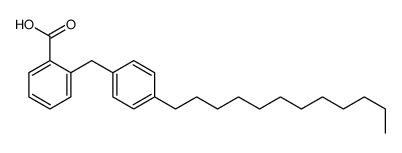 2-[(4-dodecylphenyl)methyl]benzoic acid Structure