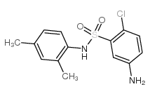 5-Amino-2-chloro-N-(2,4-dimethylphenyl)-benzenesulfonamide Structure