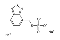 disodium,2,1,3-benzothiadiazol-4-ylmethylsulfanyl-dioxido-oxo-λ5-phosphane Structure