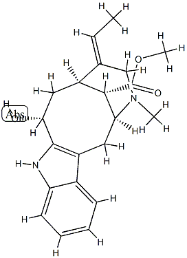 3β-Hydroxyvobasan-17-oic acid methyl ester structure