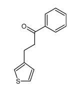 1-phenyl-3-(thiophen-3-yl)propan-1-one结构式