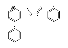 methyl triphenylstannylmethanedithioate Structure