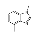 1H-Benzimidazole,1,4-dimethyl-(9CI) Structure