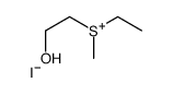 ethyl-(2-hydroxyethyl)-methylsulfanium,iodide Structure