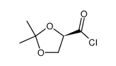 (R)-2,3-o-isopropylidene-D-glyceroyl chloride Structure