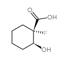 Cyclohexanecarboxylic acid, 1-fluoro-2-hydroxy-, cis- (9CI) picture