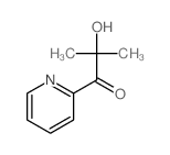 1-Propanone,2-hydroxy-2-methyl-1-(2-pyridinyl)-结构式
