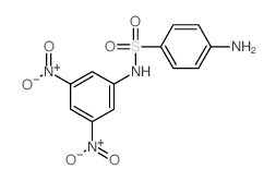 4-amino-N-(3,5-dinitrophenyl)benzenesulfonamide结构式