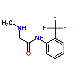 2-(methylamino)-N-[2-(trifluoromethyl)phenyl]acetamide Structure