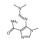 5-(3,3-dimethyl-1-triazeno)-1-methylimidazole-4-carboxamide Structure